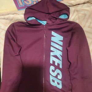 Nike Zip Up Hooded Light Weight Jacket